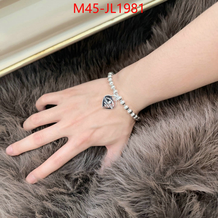 Jewelry-Tiffany fake designer ID: JL1981 $: 45USD