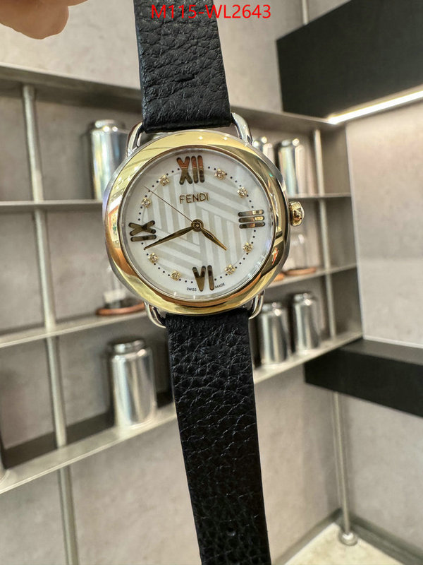 Watch(4A)-Fendi for sale online ID: WL2643 $: 115USD