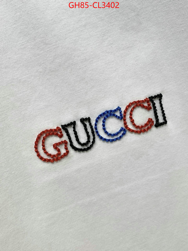 Clothing-Gucci shop designer replica ID: CL3402 $: 85USD