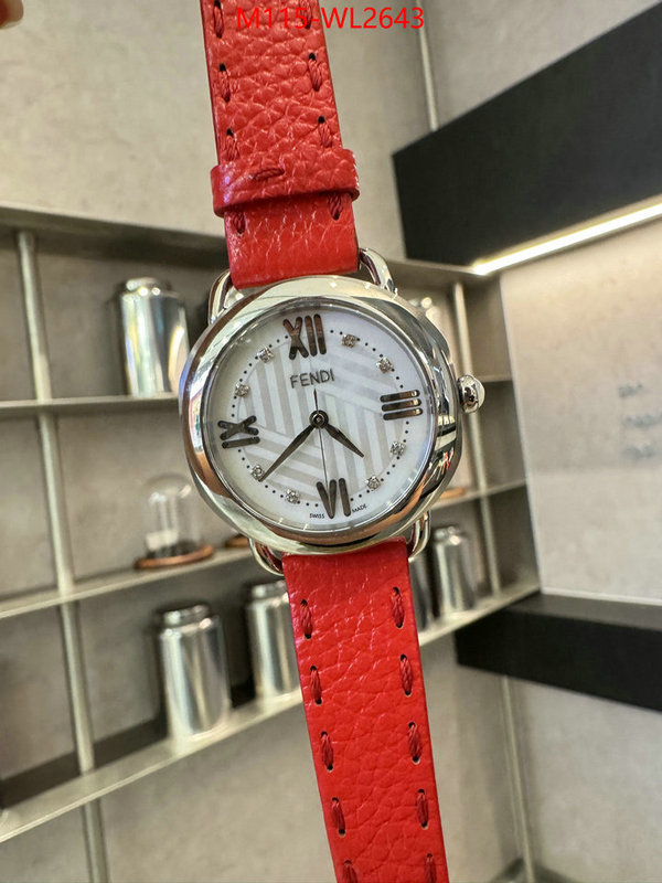 Watch(4A)-Fendi for sale online ID: WL2643 $: 115USD