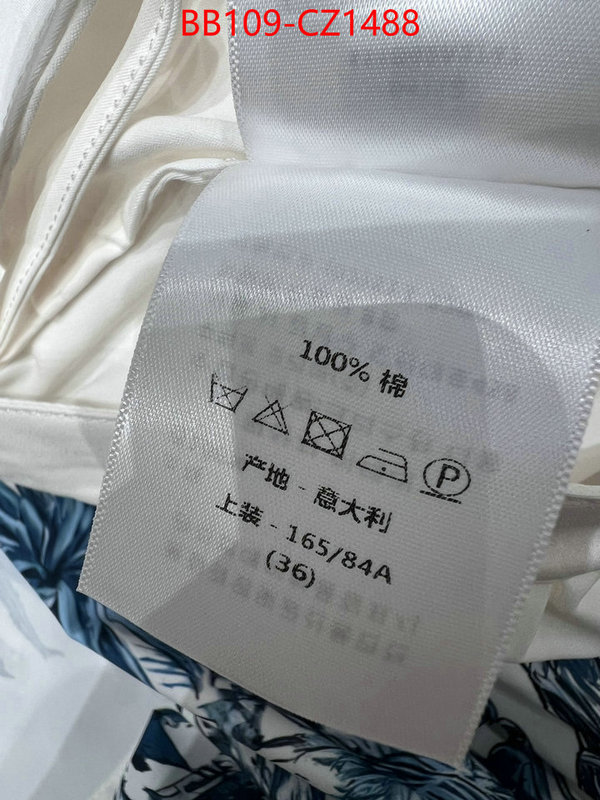 Clothing-Dior highest quality replica ID: CZ1488 $: 109USD