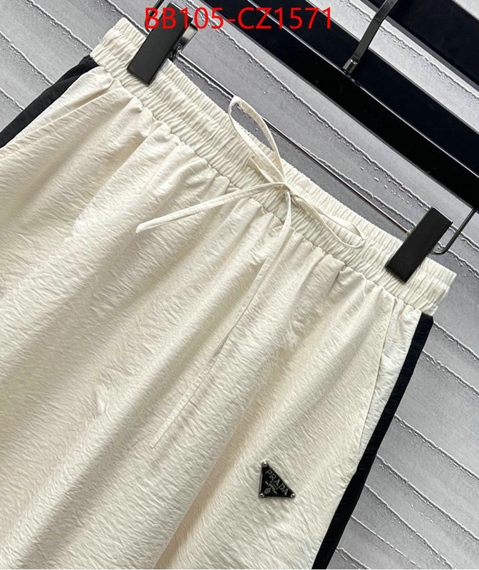Clothing-Prada we provide top cheap aaaaa ID: CZ1571 $: 105USD