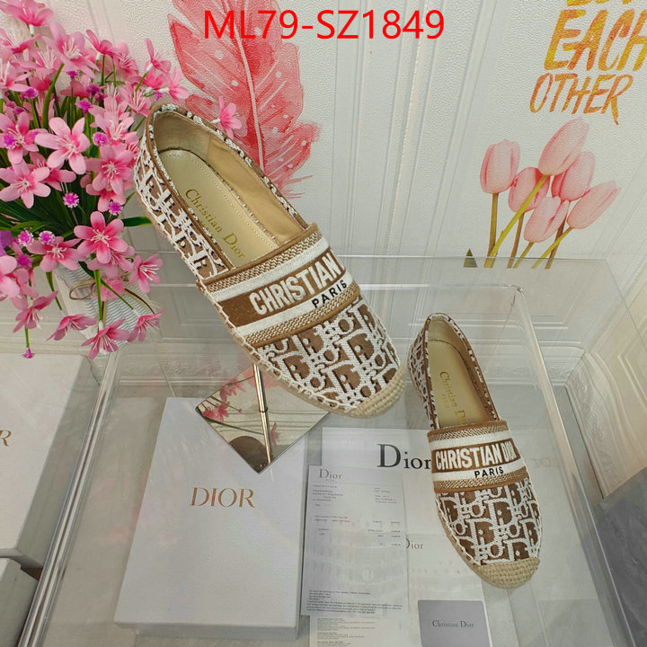 Women Shoes-Dior for sale online ID: SZ1849 $: 79USD