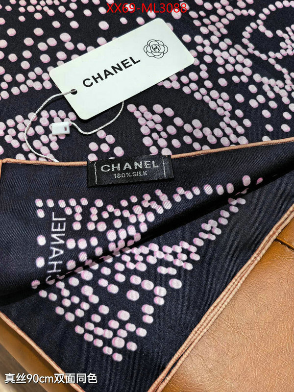 Scarf-Chanel best quality fake ID: ML3088 $: 69USD