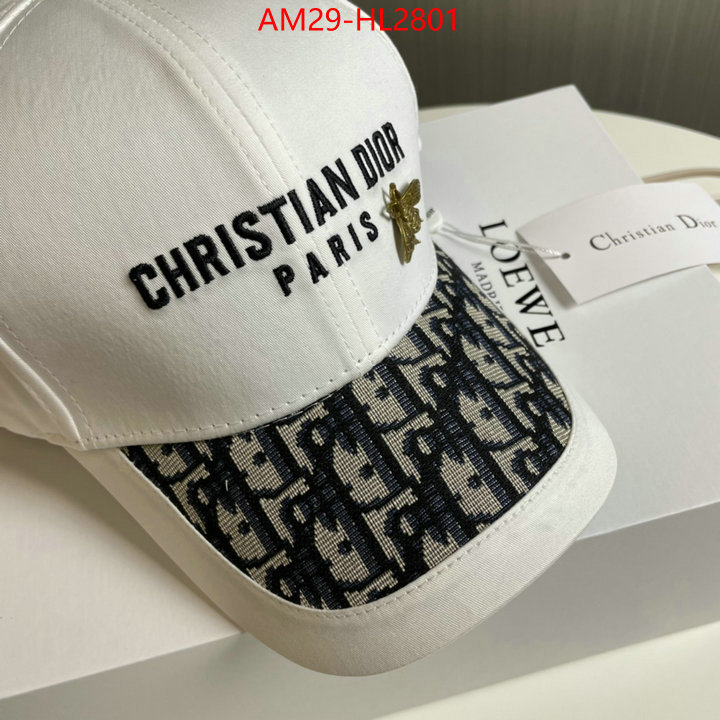 Cap (Hat)-Dior designer 7 star replica ID: HL2801 $: 29USD