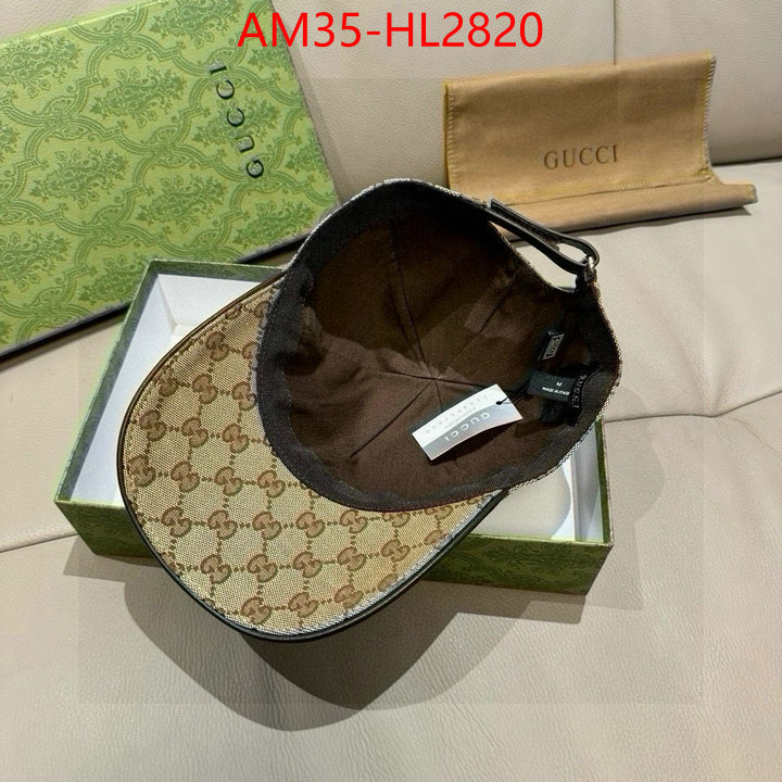 Cap(Hat)-Gucci 2024 luxury replicas ID: HL2820 $: 35USD