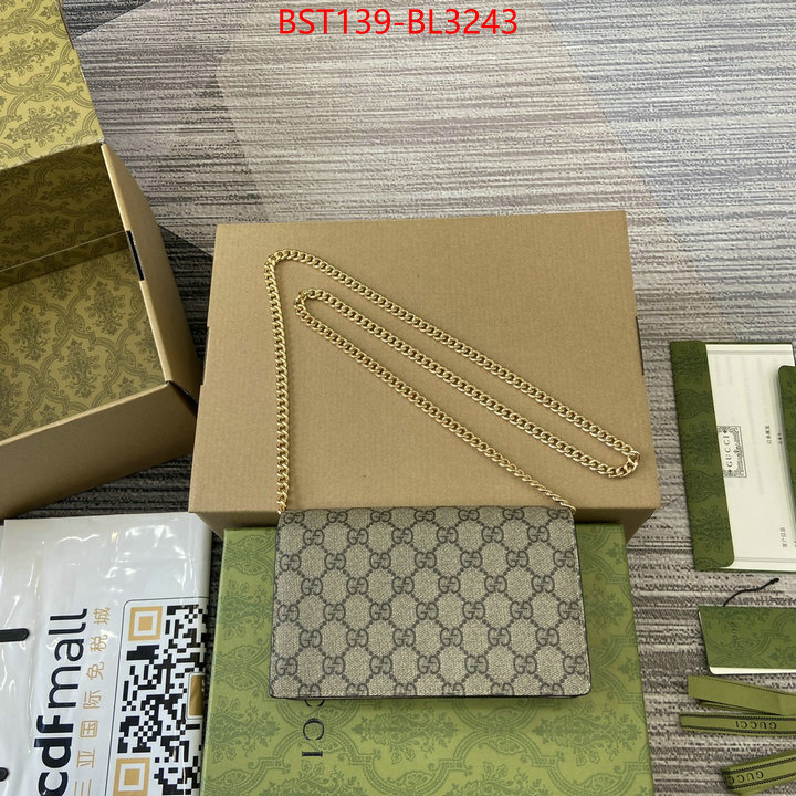 Gucci Bags(TOP)-Crossbody- luxury fake ID: BL3243 $: 139USD,