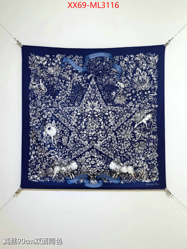 Scarf-Dior luxury ID: ML3116 $: 69USD