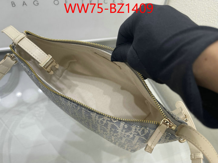 Dior Bags(4A)-Crossbody- top quality fake ID: BZ1409 $: 75USD,
