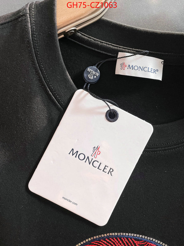 Clothing-Moncler how to buy replcia ID: CZ1063 $: 75USD
