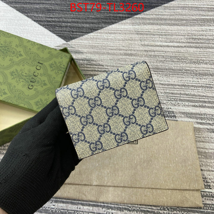 Gucci Bags(TOP)-Wallet- what best replica sellers ID: TL3260 $: 79USD,