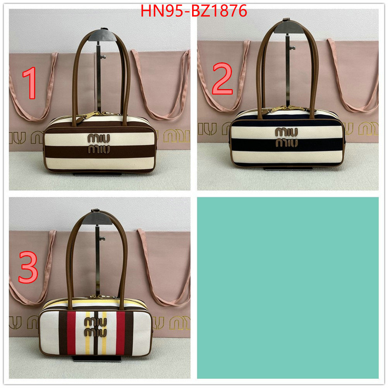 Miu Miu Bags(4A)-Handbag- counter quality ID: BZ1876 $: 95USD,