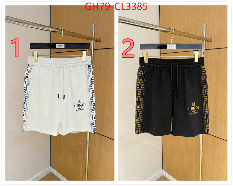 Clothing-Fendi where to buy ID: CL3385 $: 79USD