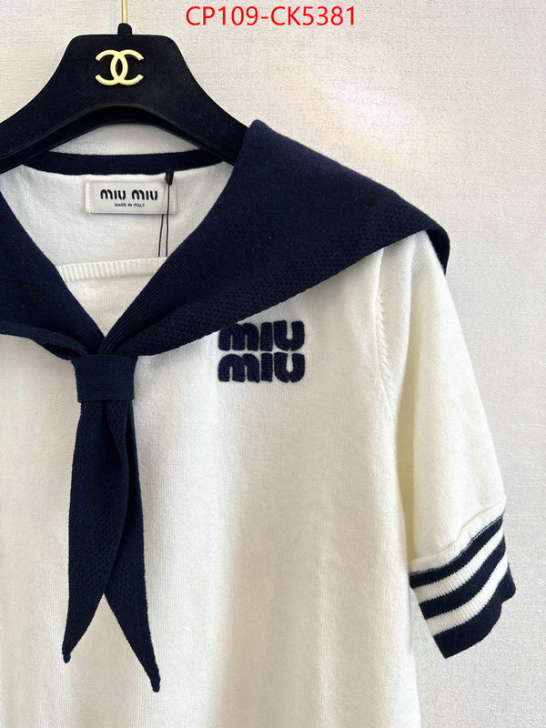 Clothing-MIU MIU we offer ID: CK5381 $: 109USD