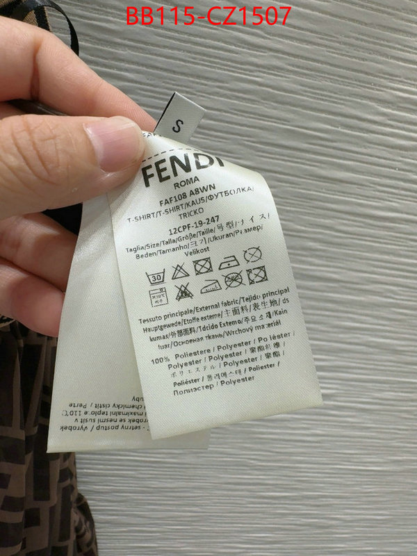 Clothing-Fendi how to buy replica shop ID: CZ1507 $: 115USD