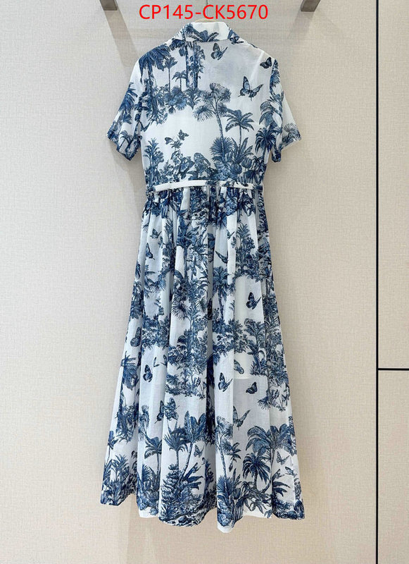 Clothing-Dior wholesale designer shop ID: CK5670 $: 145USD