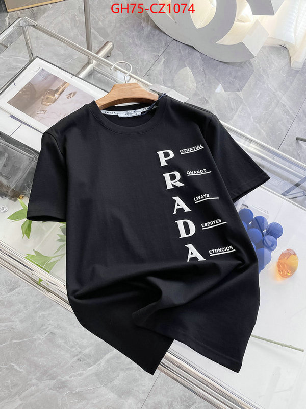 Clothing-Prada how to start selling replica ID: CZ1074 $: 75USD