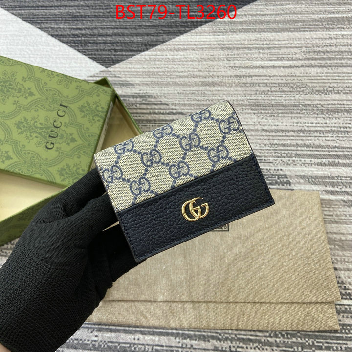 Gucci Bags(TOP)-Wallet- what best replica sellers ID: TL3260 $: 79USD,