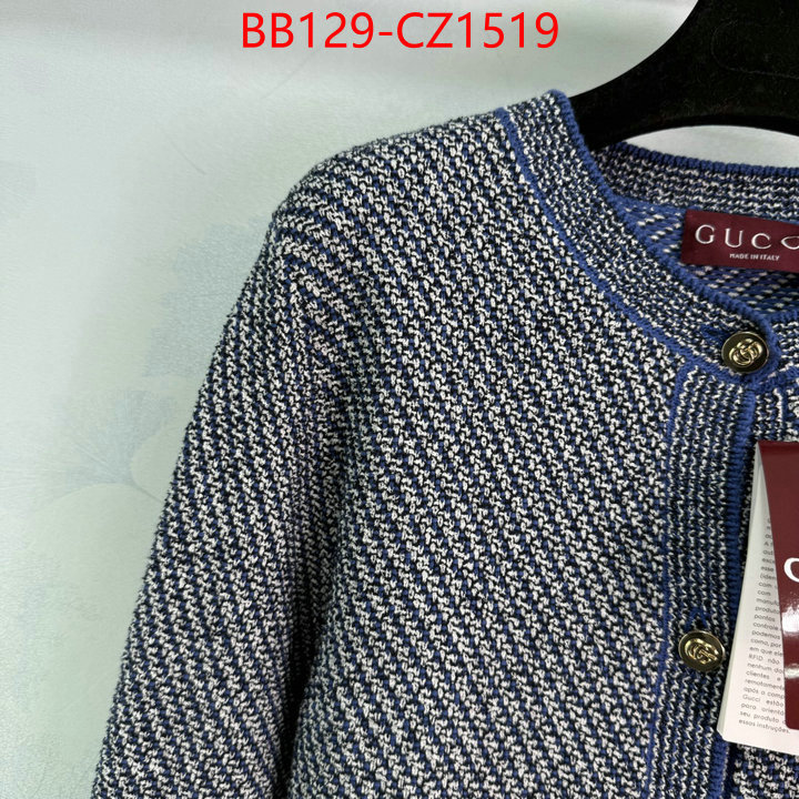 Clothing-Gucci fake aaaaa ID: CZ1519 $: 129USD