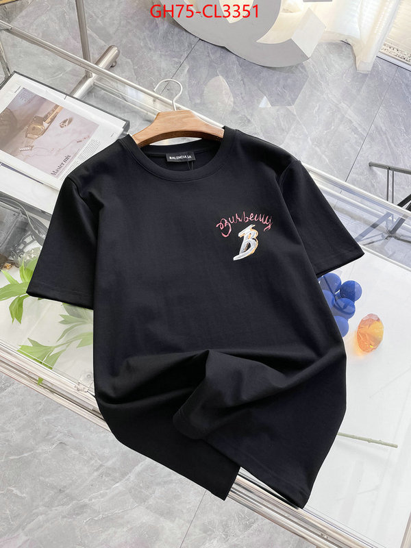 Clothing-Burberry designer fake ID: CL3351 $: 75USD