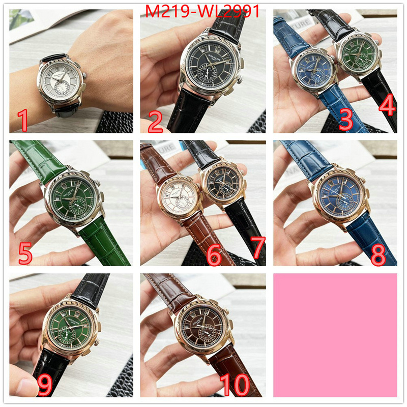 Watch(TOP)-Patek Philippe luxury fashion replica designers ID: WL2991 $: 219USD