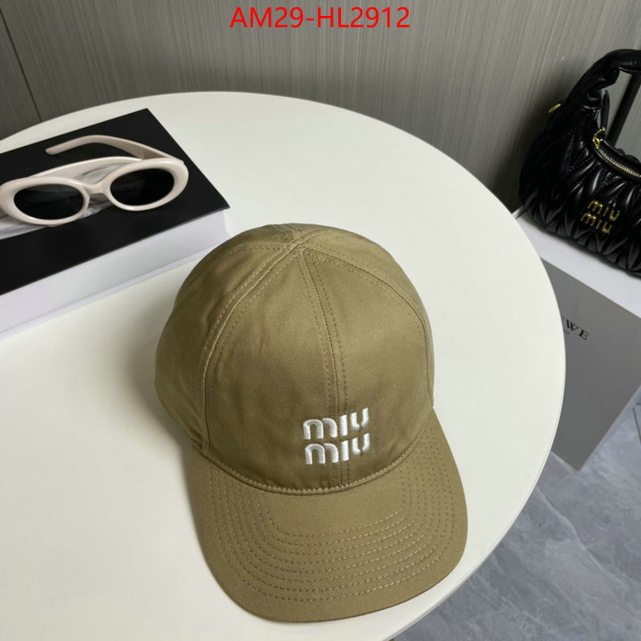 Cap(Hat)-Miu Miu what's best ID: HL2912 $: 29USD