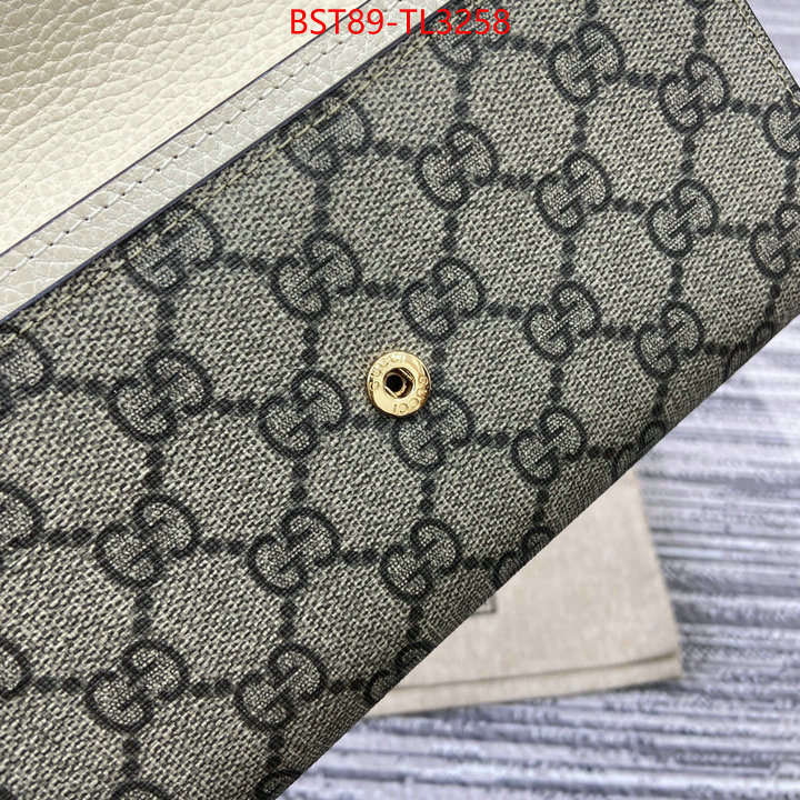 Gucci Bags(TOP)-Wallet- highest quality replica ID: TL3258 $: 89USD,
