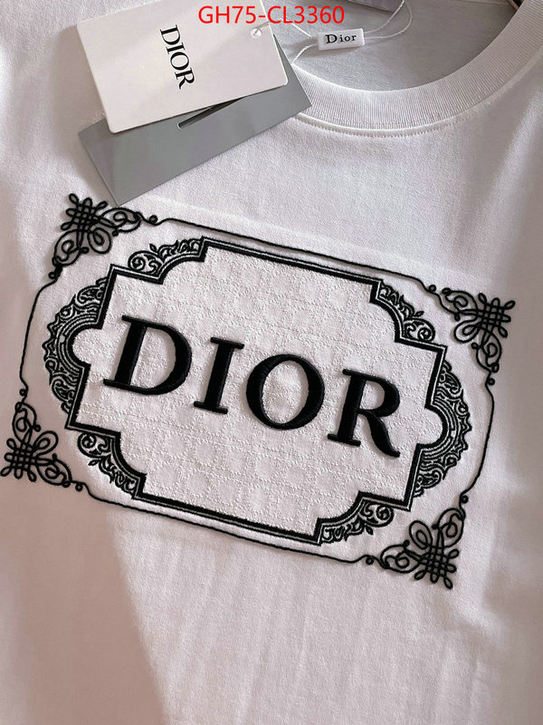 Clothing-Dior copy aaaaa ID: CL3360 $: 75USD