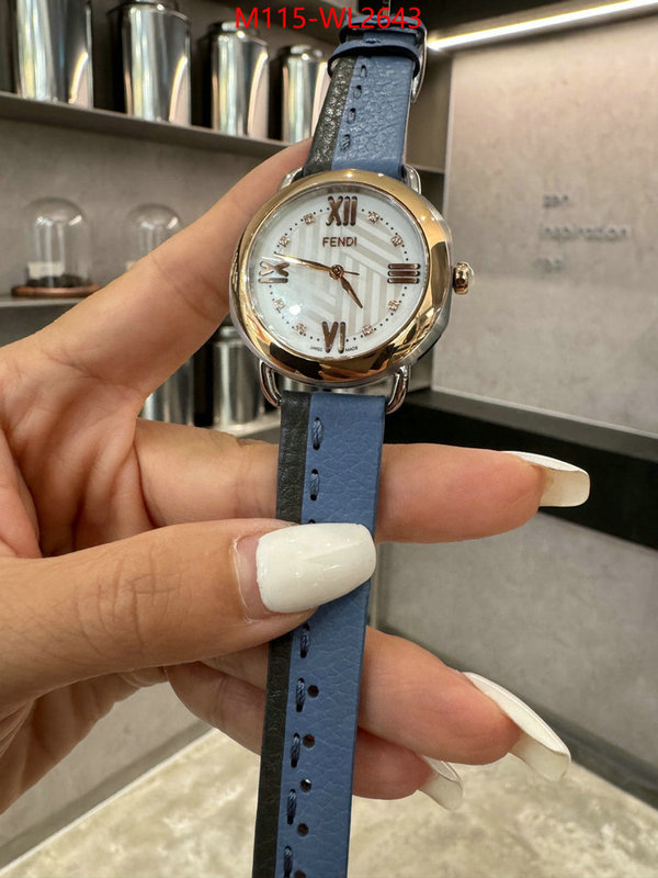 Watch(4A)-Fendi for sale online ID: WL2643 $: 115USD