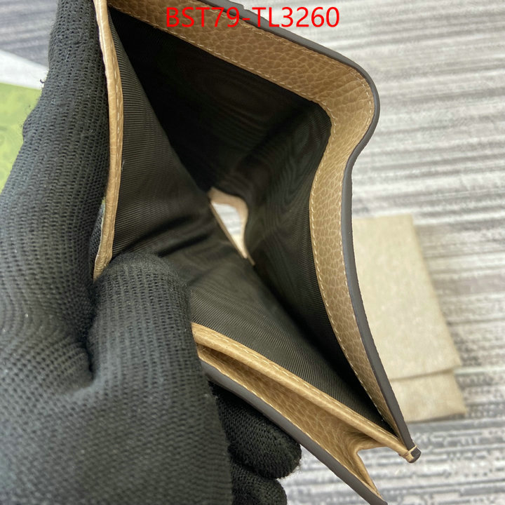 Gucci Bags(TOP)-Wallet- what best replica sellers ID: TL3260 $: 79USD,