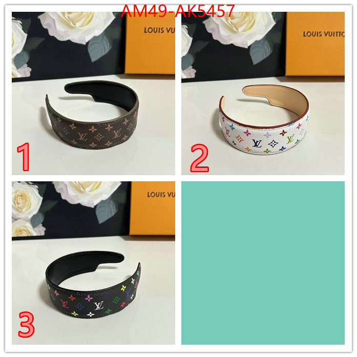 Hair band-LV buying replica ID: AK5457 $: 49USD
