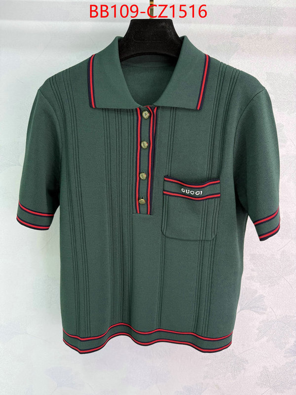 Clothing-Gucci fake aaaaa ID: CZ1516 $: 109USD