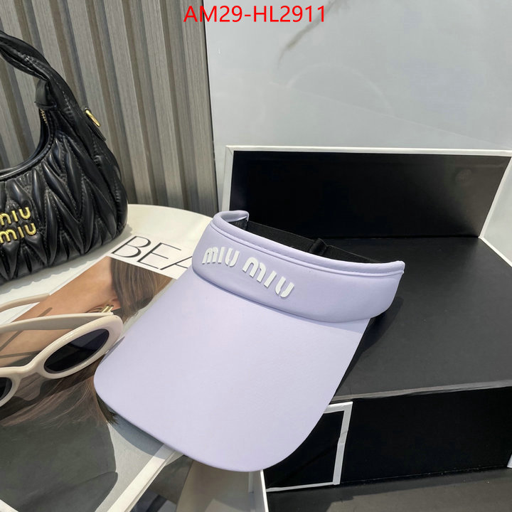 Cap(Hat)-Miu Miu buy cheap replica ID: HL2911 $: 29USD