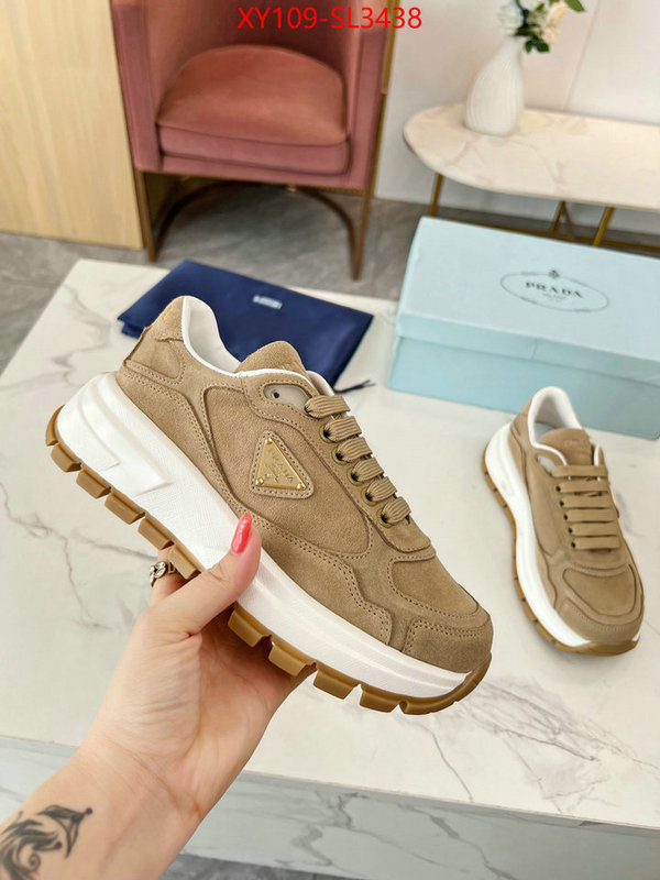 Women Shoes-Prada high quality designer replica ID: SL3438 $: 109USD