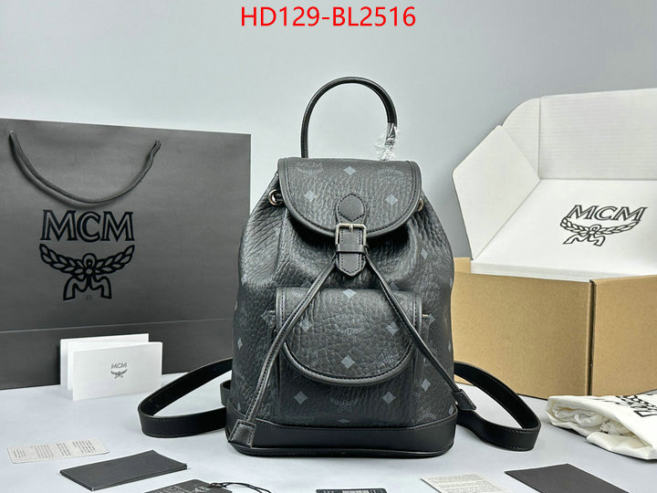 MCM Bags(TOP)-Backpack- luxury shop ID: BL2516 $: 129USD,