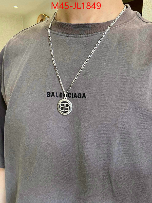 Jewelry-Balenciaga how to find replica shop ID: JL1849 $: 45USD