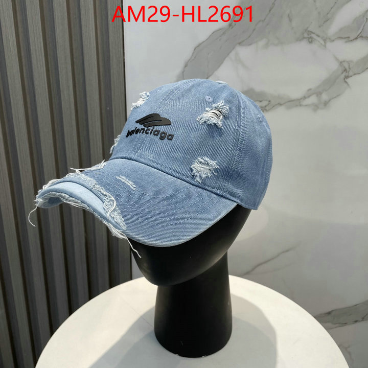 Cap(Hat)-Balenciaga styles & where to buy ID: HL2691 $: 29USD