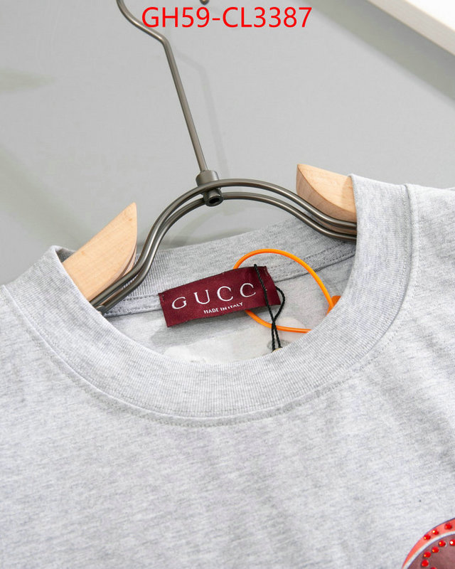 Clothing-Gucci aaaaa+ replica designer ID: CL3387 $: 59USD