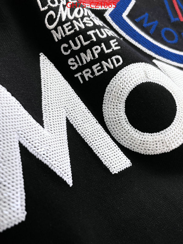 Clothing-Moncler outlet sale store ID: CZ1065 $: 75USD