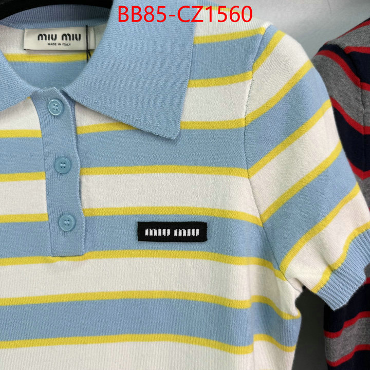 Clothing-MIU MIU replica ID: CZ1560 $: 85USD