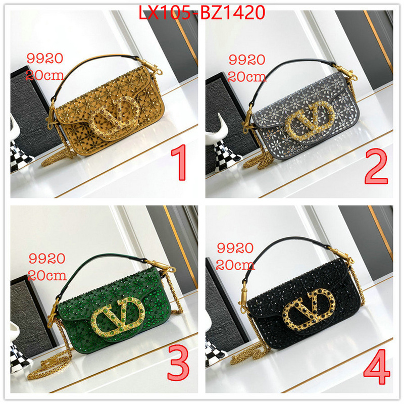 Valentino Bags(4A)-Crossbody- online sale ID: BZ1420 $: 105USD,