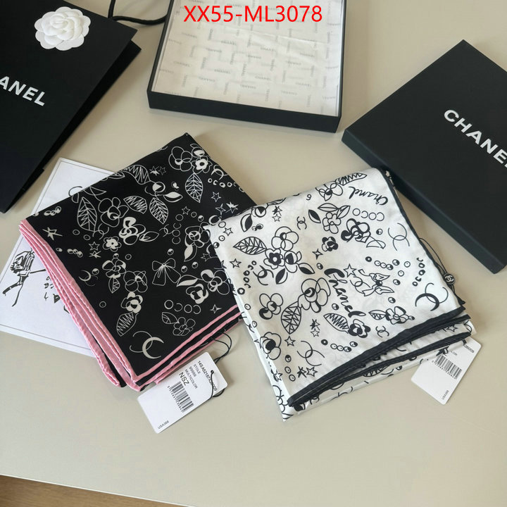 Scarf-Chanel luxury shop ID: ML3078 $: 55USD