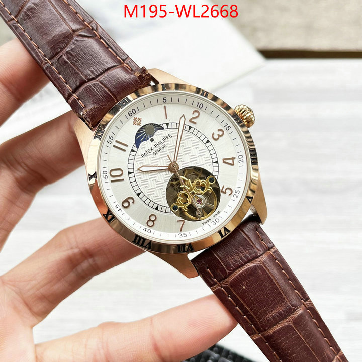 Watch(4A)-Patek Philippe buy luxury 2024 ID: WL2668 $: 195USD