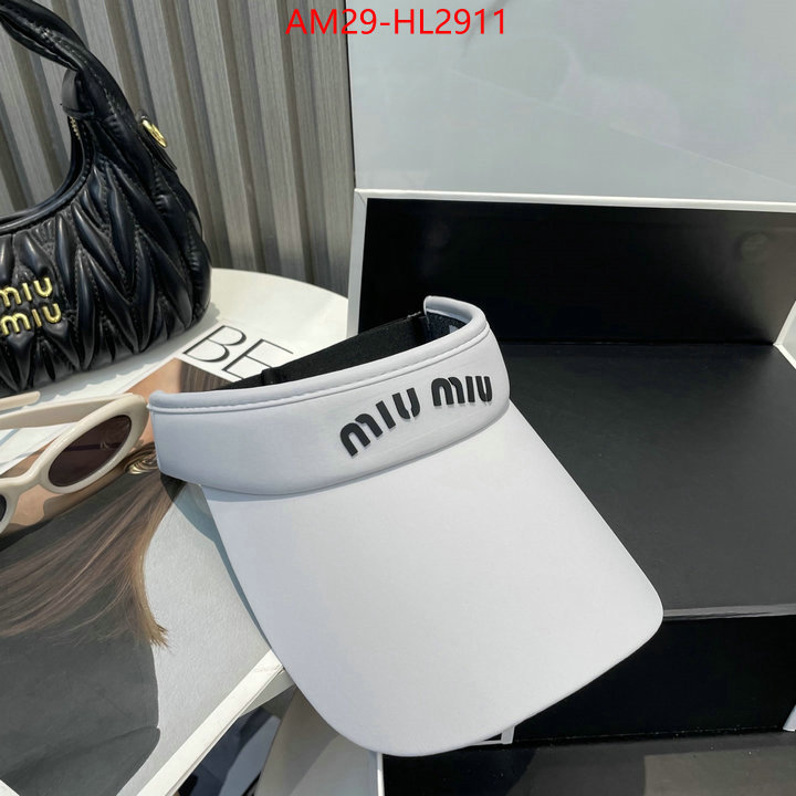 Cap(Hat)-Miu Miu buy cheap replica ID: HL2911 $: 29USD