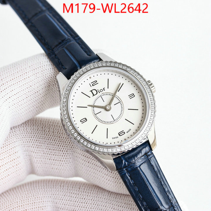 Watch(4A)-Dior what's the best to buy replica ID: WL2642 $: 179USD