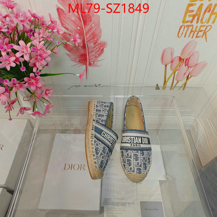 Women Shoes-Dior for sale online ID: SZ1849 $: 79USD