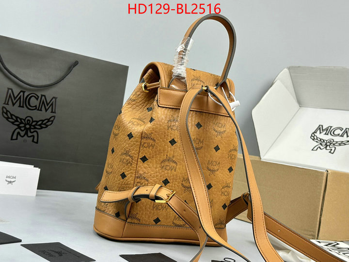MCM Bags(TOP)-Backpack- luxury shop ID: BL2516 $: 129USD,