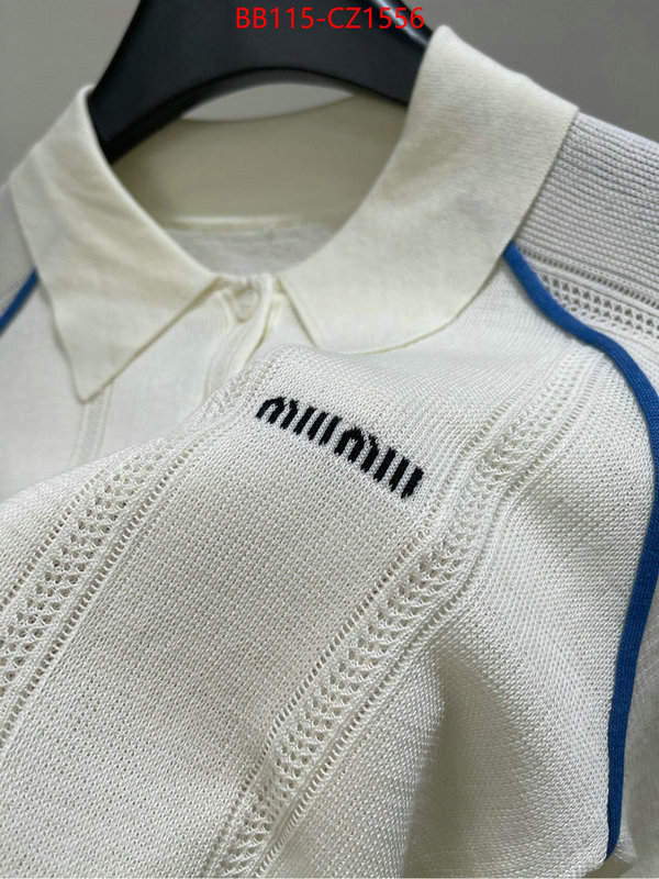 Clothing-MIU MIU buy 2024 replica ID: CZ1556 $: 115USD