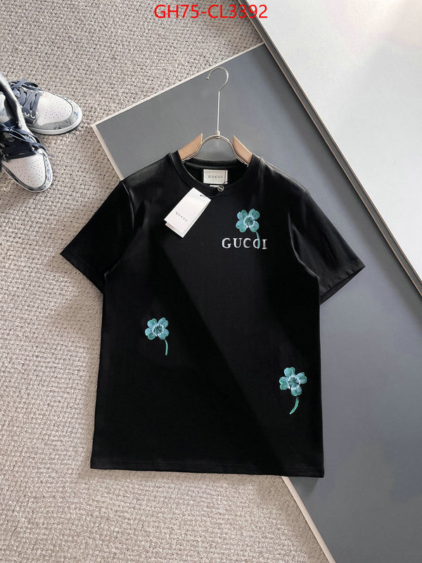 Clothing-Gucci buy luxury 2024 ID: CL3392 $: 75USD