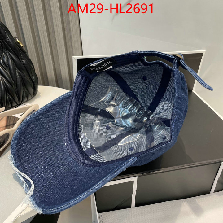 Cap(Hat)-Balenciaga styles & where to buy ID: HL2691 $: 29USD